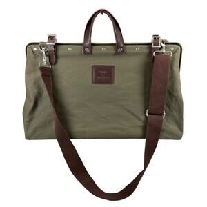 Line of Trade Canvas Weekender Bag Olive Green